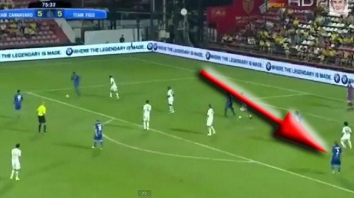 فيديو .. سلغادو يعطي درسا للصغار ويسجل هدفا رائعا في عمر الـ39 عاما!