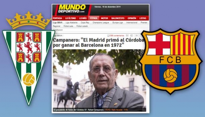 مفاجأة.. ريال مدريد قدّم رشوة للاعبي قرطبة لهزيمة برشــلونة !!