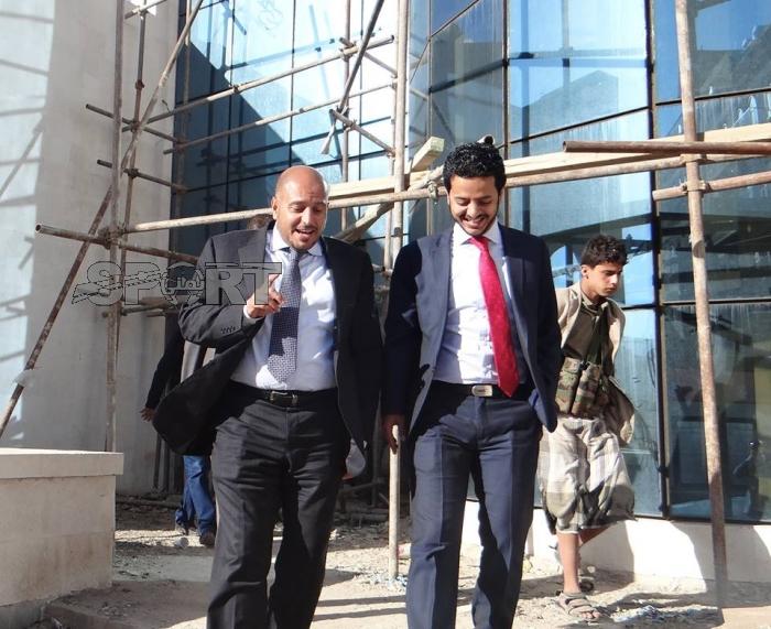 وزير الرياضة يتفقد منشآت "الزعيم "
