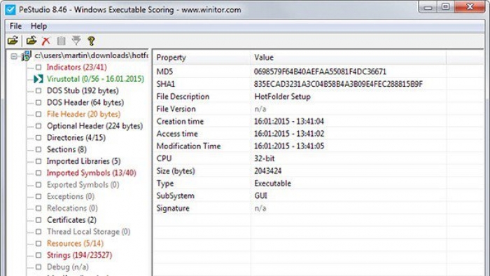 اختبار درجة حماية البرامج قبل تثبيتها في ويندوز