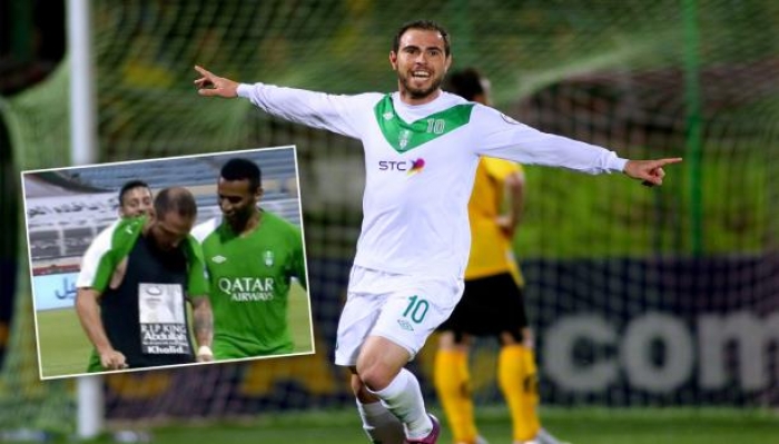 لاعب برازيلي ينعى الملك السعودي بطريقته الخاصة