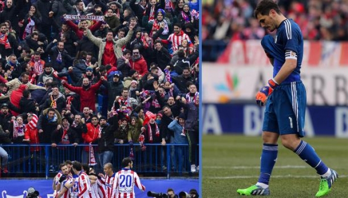 جماهير أتلتيكو مدريد تسخر من "كاسياس" بعد الخطأ الفادح