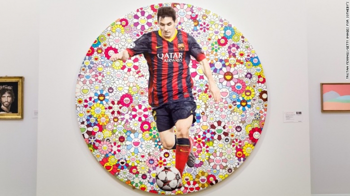 بيع لوحة ميسي مقابل 494 ألف يورو في لندن