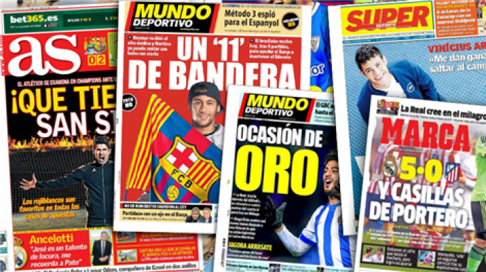 ماذا قالت الصحف الإسبانية بعد فوز برشلونة على مانشستر سيتي ؟