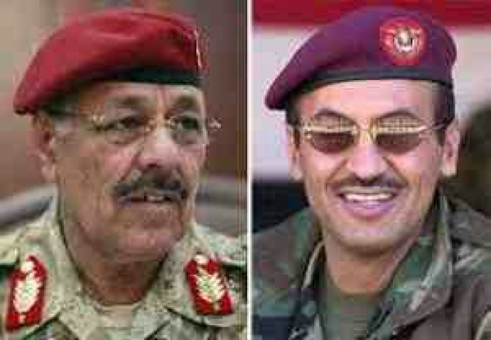 اللواء علي محسن والعميد احمد علي يشتركان في طلب واحد من الزعيم عفاش لكنه رفضه ؟!