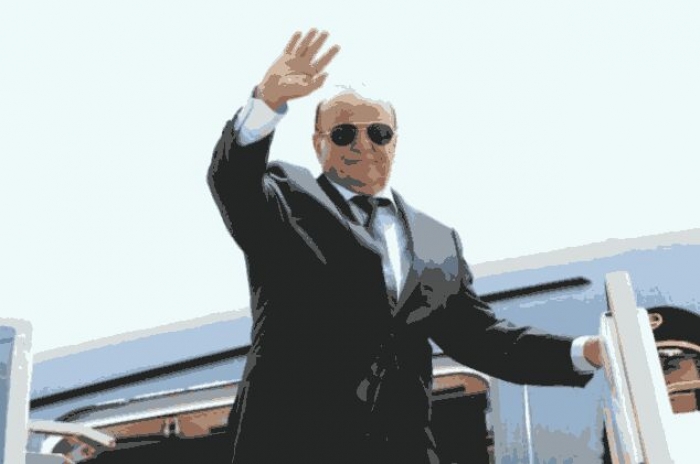 هادي يغادر الرياض قبل قليل