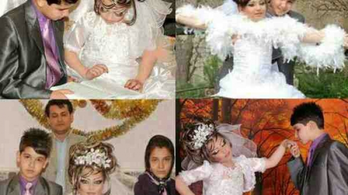 شاهد بالصور.. زواج في إيران العريس 14 عاماً والعروس10 سنوات