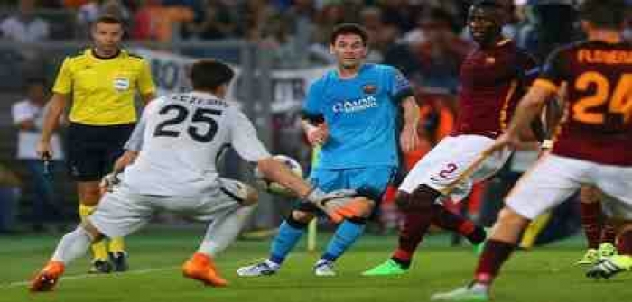 برشلونة يكتفي بالتعادل مع مضيفه روما