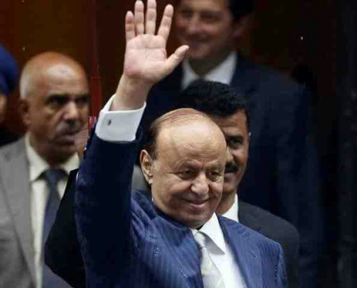 هادي يعود الى عدن قبل المغادرة الى واشنطن