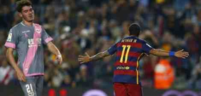 سوبر هاتريك لنيمار ينقذ برشلونة من فخ رايو في الليجا