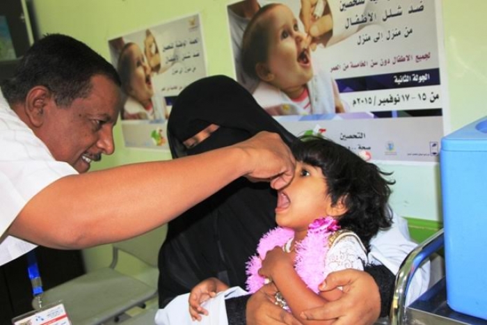وكيل وادي وصحراء حضرموت يدشن الحملة الوطنية للتحصين الوقائي ضد شلل الاطفال