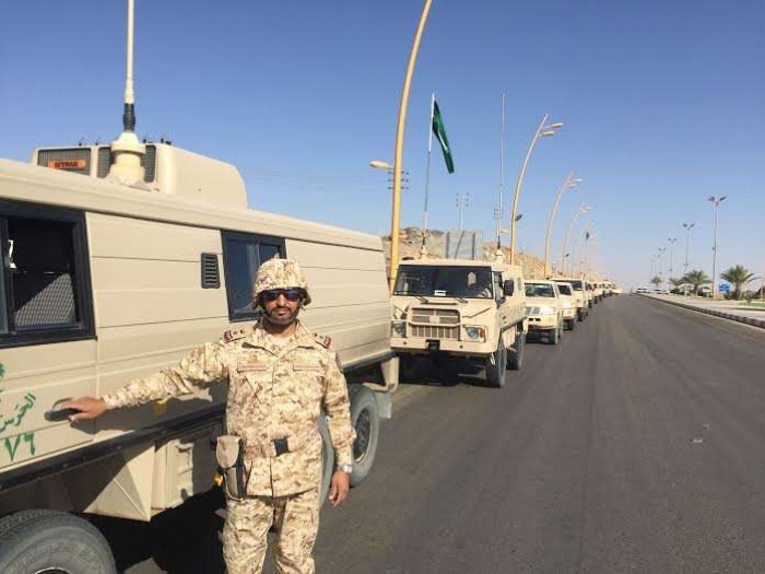 بالصور : السعودية تدفع بجيش اضافي الى حدود اليمن