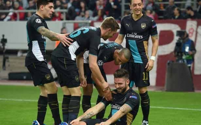دوري أبطال أوروبا في كرة القدم : تأهل روما وأرسنال ودينامو كييف وجنت وخروج بورتو