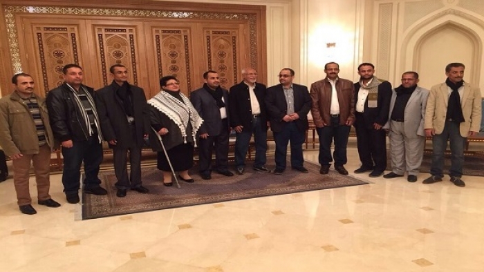 شاهد : اول صــورة جماعية لوفد الحوثي الى جنيف