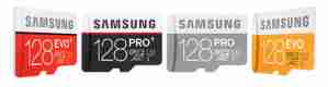 سامسونغ تكشف عن أسرع بطاقات التخزين في العالم بسعة 128 جيغابايت