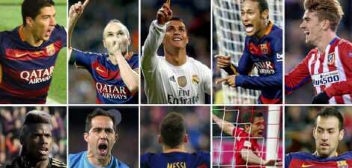 بالصور : ماركا تكشف عن قائمة افضل 10 لاعبين في عام 2015