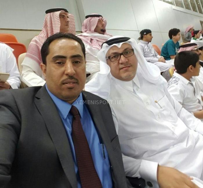 وزير الشباب والرياضة اليمني في منصة شرف قمة الاهلي والاتحاد بجده .. صور