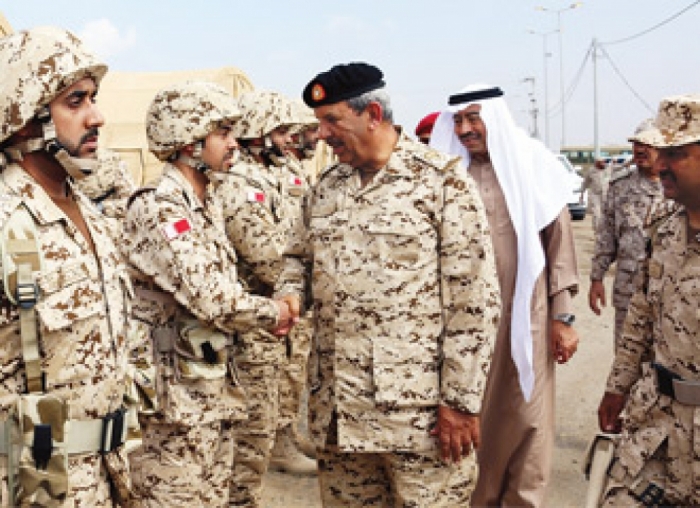 القائد العامّ يزور قوات الواجب البحرينية بالسعودية ويؤكد: السعودية نجحت في إيجاد التحالف الخليجي والعربي