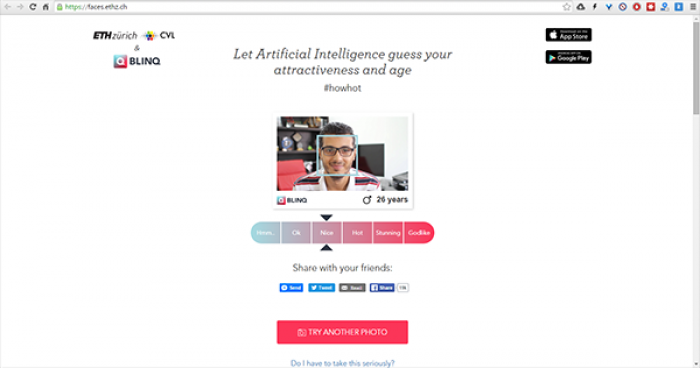 هل أنت شخص جذاب ؟ هذا الموقع سيجيبك عن هذا السؤال من خلال صورتك