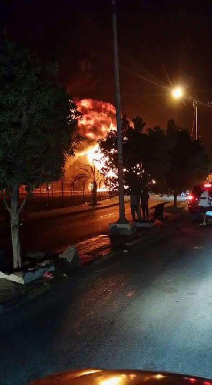 مجهولون يفجرون أنبوب للغاز في مصفاة عدن، جنوب اليمن