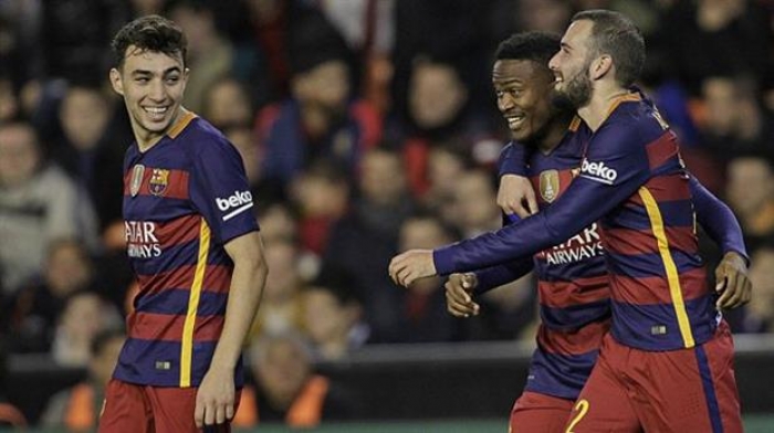 برشلونة يتعادل مع بلنسية ويتأهل لنهائي كأس إسبانيا لكرة القدم