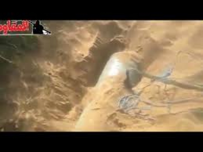 شاهد واكتشف كيف يرسل الحوثة صواريخهم الى باطن الارض ؟!