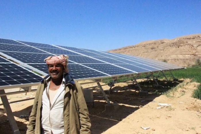 وادي حضرموت يشهد تشغيل اكبر مضختين مائية بالطاقة الشمسية على مستوى اليمن