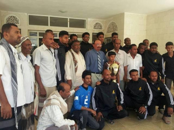 نسور الاتحاد يحضون باستقبال السلطة المحلية ومكتب الشباب والرياضة بوادي حضرموت