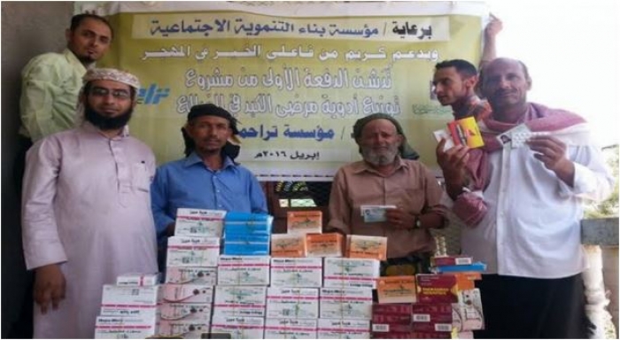مؤسسة بناء بالضالع تدشن توزيع الدفعة الأولى من ادوية الامراض المزمنة