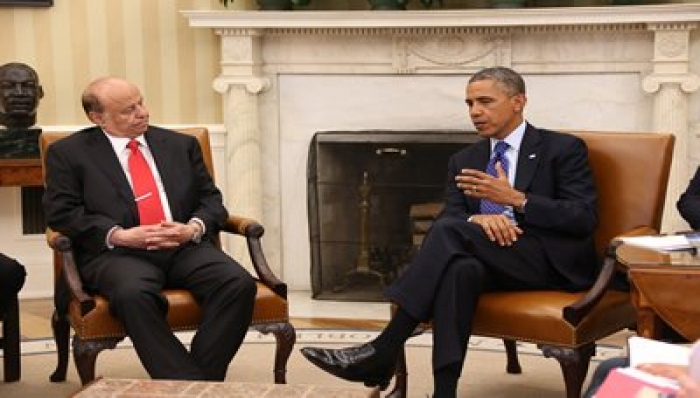 وكالة امريكية : اوباما يدعم الرئيس هادي ويسعى إلى اعادة الشرعية في اليمن