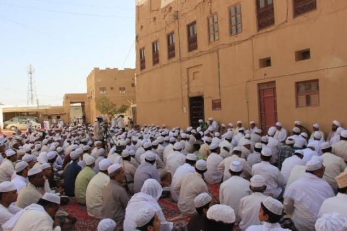 شهدته مدينة سيئون يوم امس : حولية الامام العلامة / حسين بن عبدالله بن حسن عيديد وعض وذكر ودعاء لإصلاح البلاد والعباد