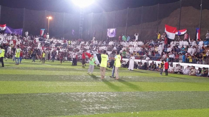 بحضور الوزير نايف البكري : تتوج فريق شعب العرب بطلا لكأس دوري أبناء يافع 2016