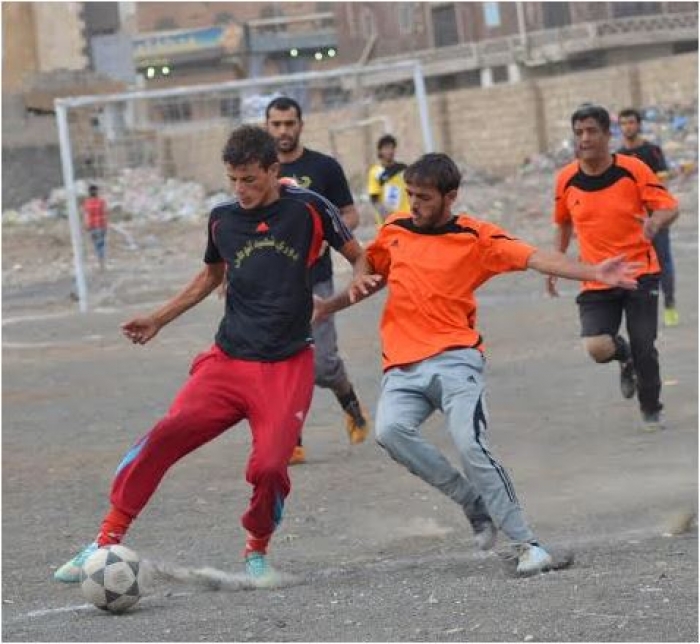الفاروق الى نهائي بطولة الشهيد قامس الكروية