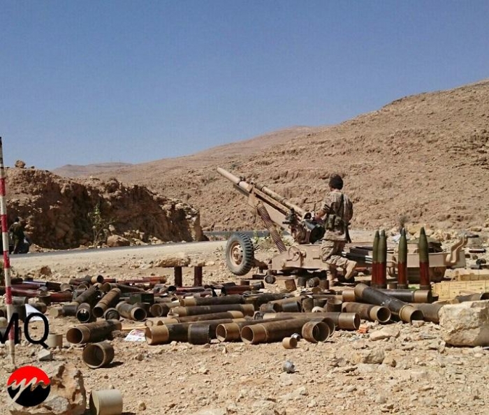 الجيش الوطني يدك بالمدفعية مواقع الحوثيين فى محيط صنعاء