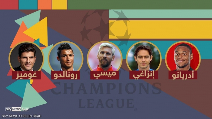 إنفوغرافيك.. ميسي يكسر رقم رونالدو في دوري الأبطال