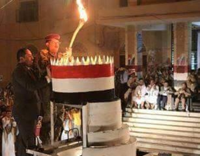 البكري والمقدشي يشعلان الشعلة احتفاءً بالذكرى الــ 54 لثورة الــ 26 من سبتمبر