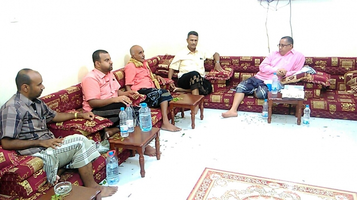 محافظ محافظة لحج يلتقي مدير عام مديرية تبن