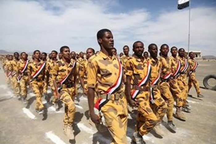 قوات الأمن الخاصة تحتفل بتخرج دفعة الشدادي بمحافظة مأرب