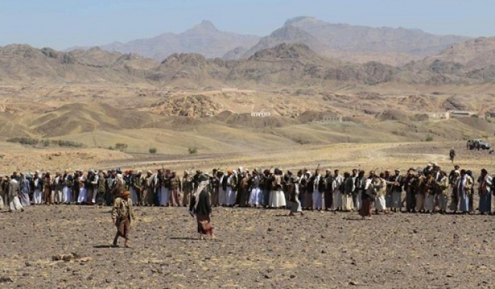 قبائل خولان تستجيب لدعوة الحوثي وتعلن النفير للرد على مجزرة «القاعة الكبرى» ..تفاصيل الاجتماع