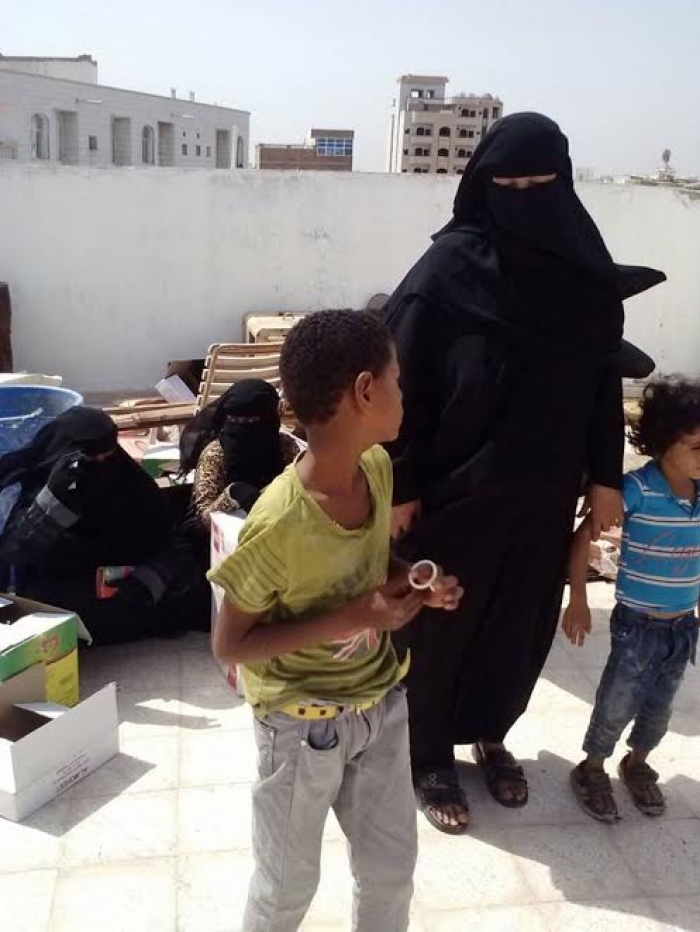 إرتفاع عددالاسرالنازحة من تعز الى العاصمة عدن :