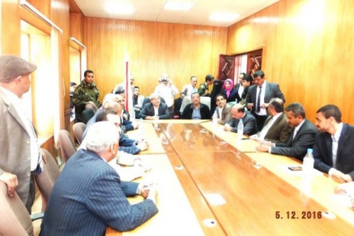 شاهد بالصور. . أول ظهور وتصريح ليحيى الحوثي وزير التربية والتعليم في حكومة الحوثي وصالح