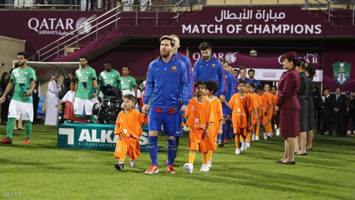 مهرجان أهداف في ودية برشلونة والأهلي السعودي