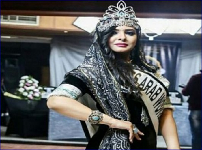 (سالي) فنانة يمنية حسناء في مسابقة ملكة جمال العرب2017..(صورة)