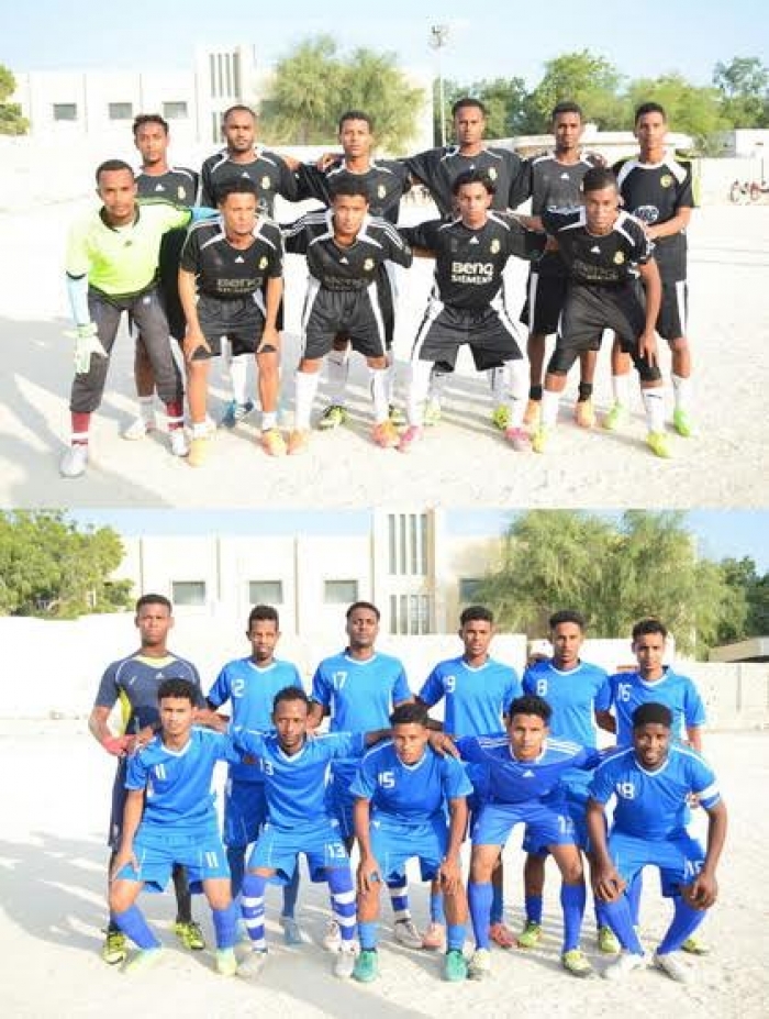 اللجنة المنظمة تقدم كأس ذكرى التصالح والتسامح التضامن وأهلي الغيل في إفتتاح البطولة الرباعية بشحير