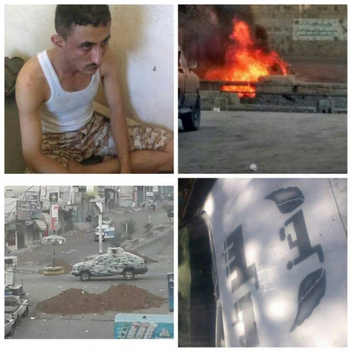 كتائب أبي العباس بتعز تنهي سيطرة عصابة غزوان على شارع ديلوكس