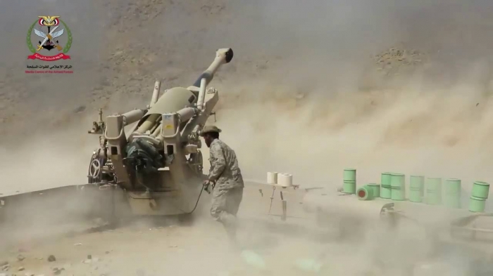 الشندقي: نيران مدفعية الجيش الوطني تسيطر على مطار صنعاء الدولي