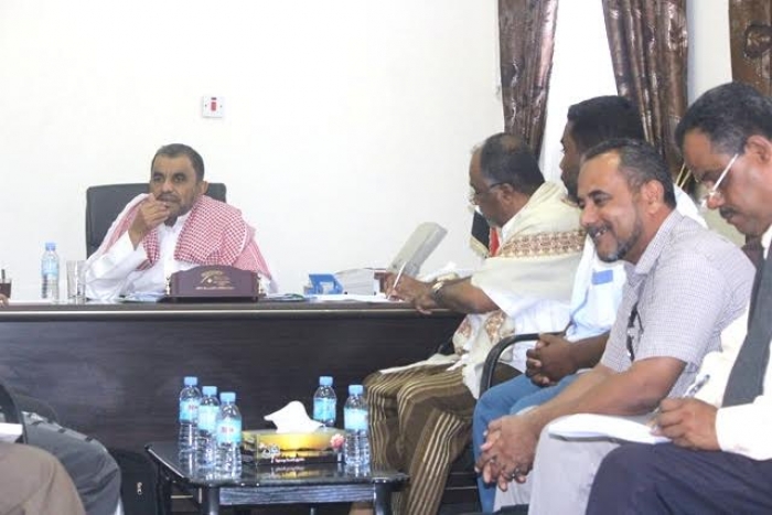 الوكيل بن شرمان : يطلع على الاجراءات الاخيرة لفتح مكتب للشركة اليمنية للغاز بوادي حضرموت
