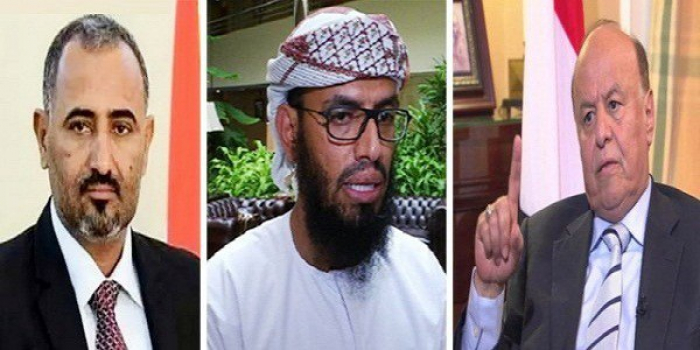 مستشار وزير الإعلام ينهي الجدل حول ما يدور بين الرئيس هادي والزبيدي وبن بريك في السعودية