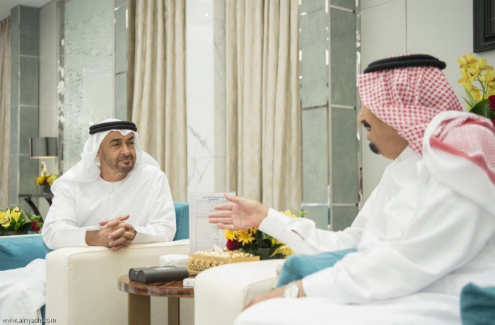 الشيخ" محمد بن زايد" يكشف تفاصيل مباحثاته مع الملك سلمان في جدة