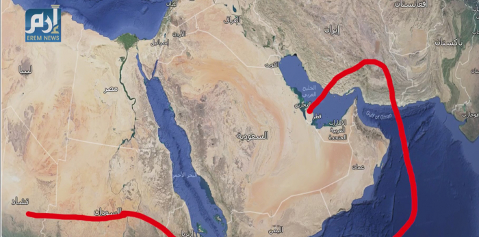 شاهد فيديو  : كيف تبدو قطر محاصرة بريا وبحريا وجويا بعد قطع العلاقات؟